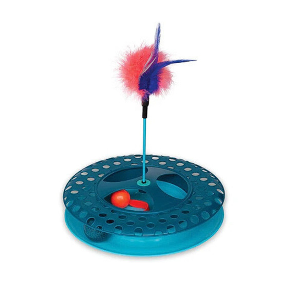 Petstages Feather Chaser 3 Activities With Balls For Hours Of Cat Fun - Picture 3 of 3